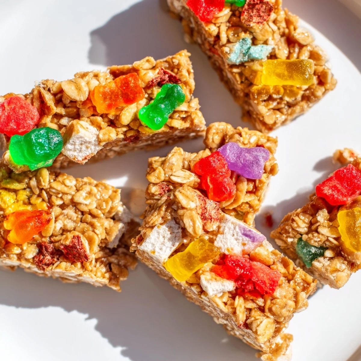 Vibrant freeze-dried candy and chewy gummies make these DIY snack bars irresistible.