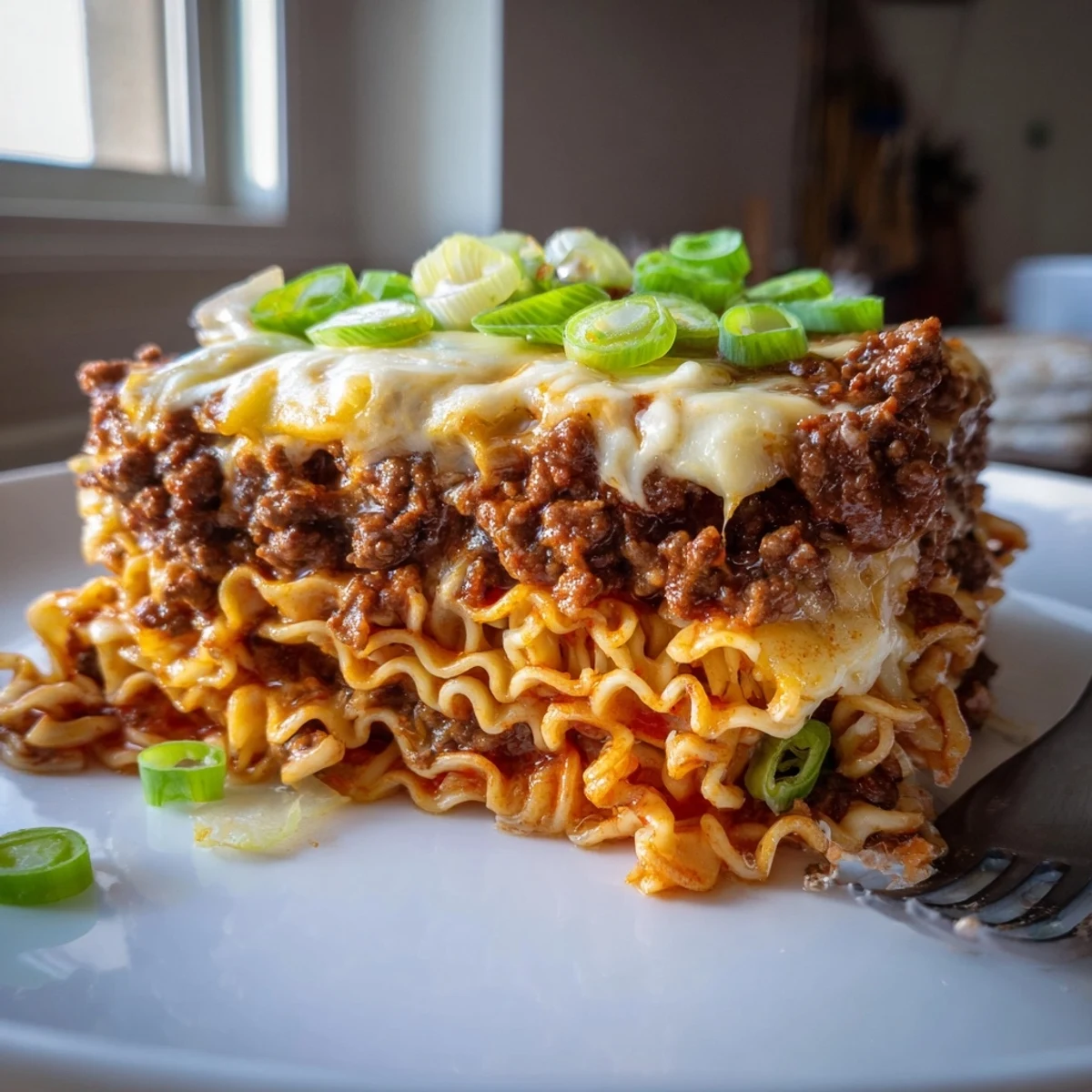 Spicy Ramen Lasagna Fusion #88