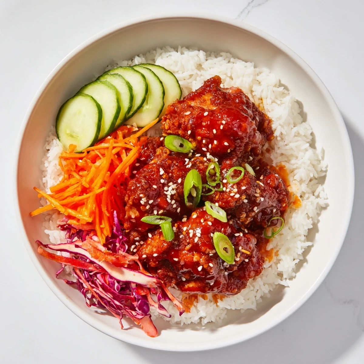Sriracha Honey Chicken Bowl