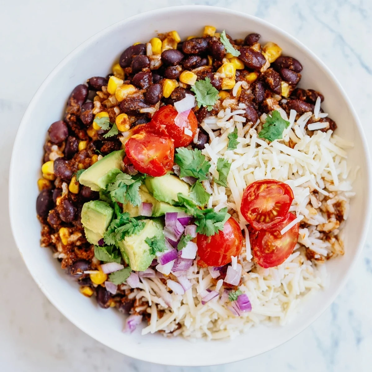 Rice Bean and Corn Bowls