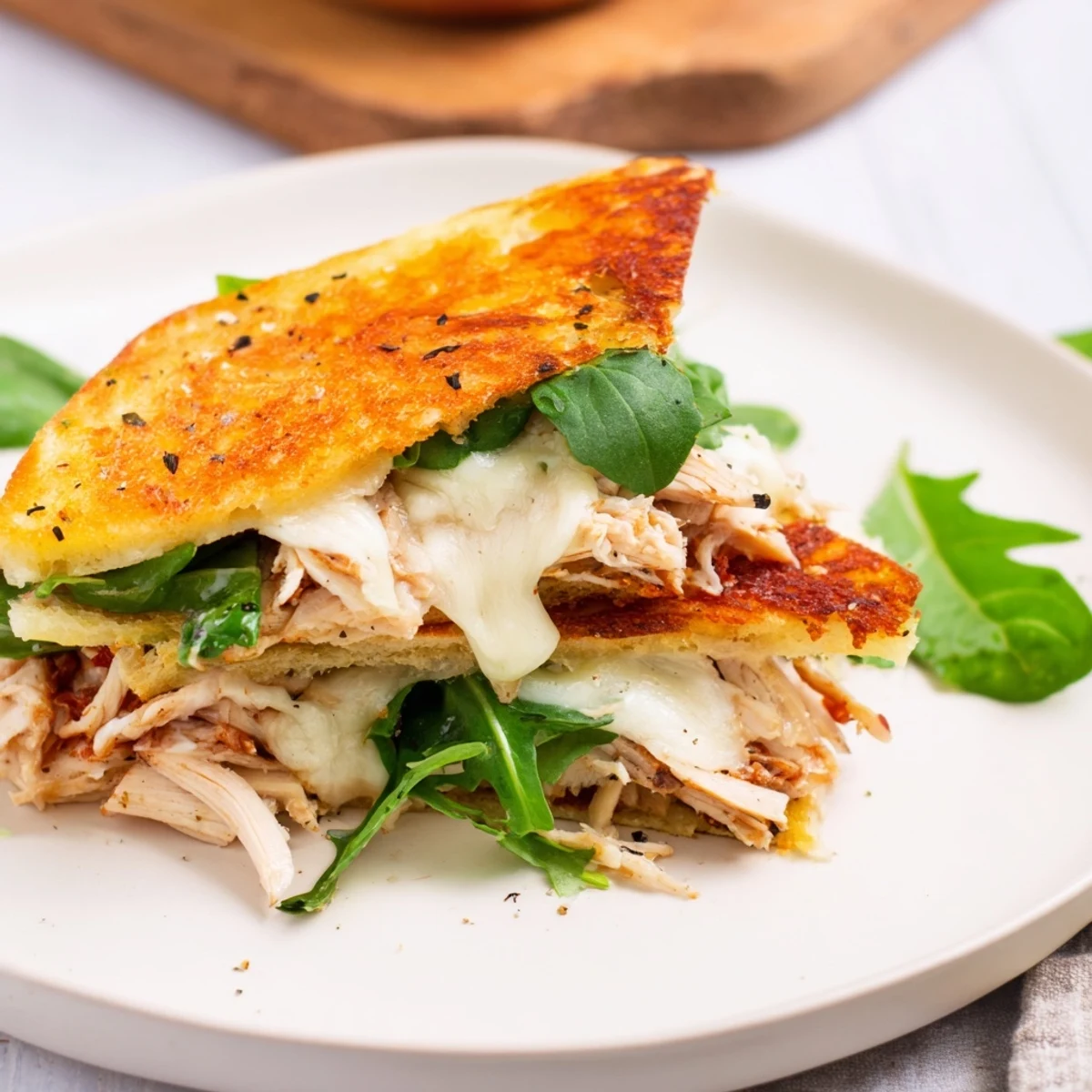 Leftover Pizza Chicken Sandwich