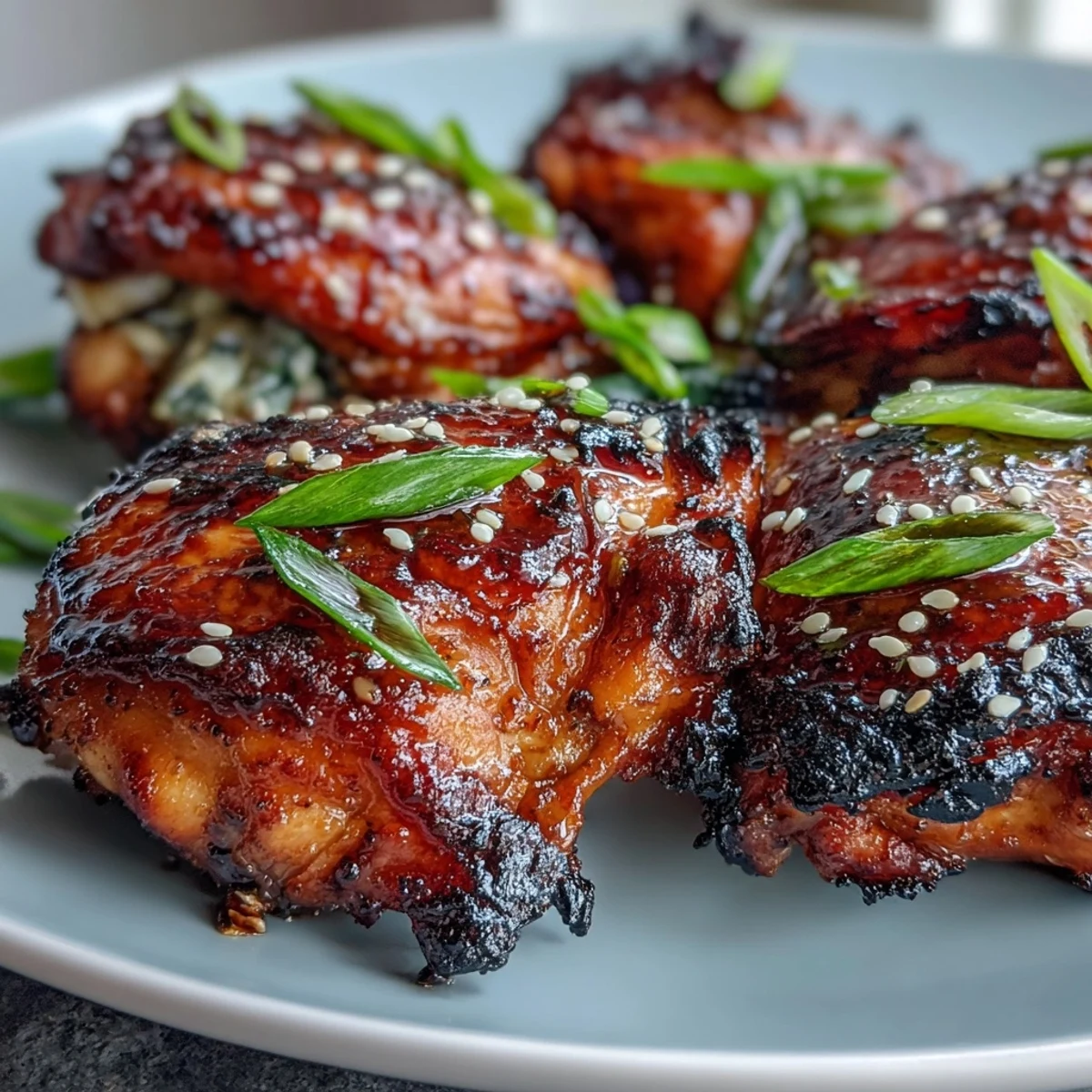 Soy Glazed Chicken Thighs