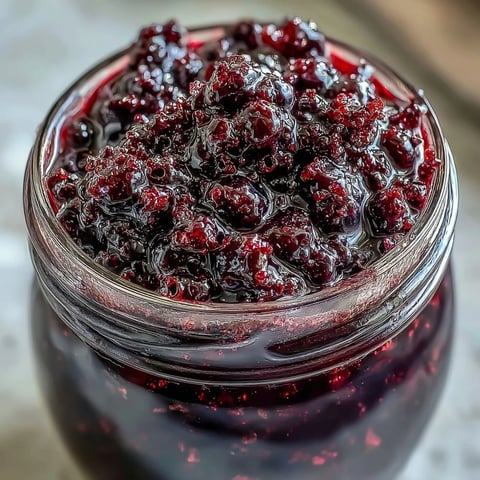 Deep purple homemade Easy Blackcurrant Liqueur glistens in a glass bottle, garnished with fresh berries and a cocktail stirrer.