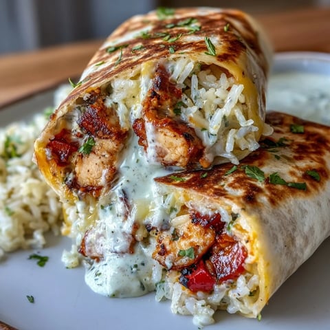 1. Chicken Bell Pepper Ranch Burritos filled with seasoned chicken, sautéed peppers, melted cheese, and rice, all wrapped in a soft tortilla.  