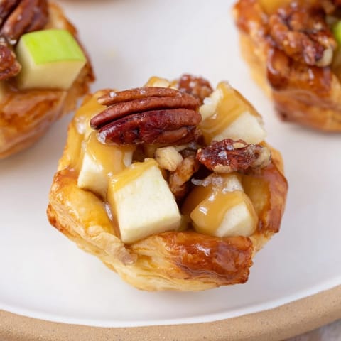 Caramel Apple Brie Bites
