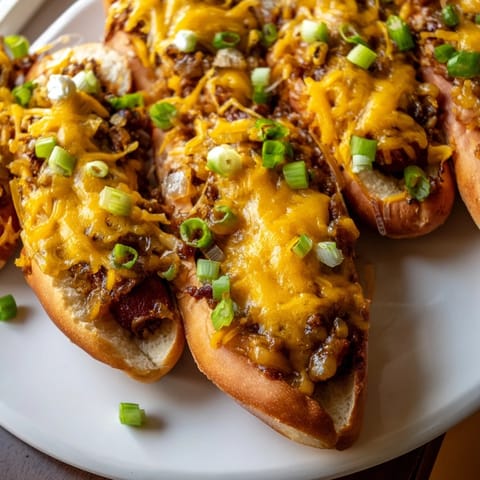 Chili Dog Cheese Bake