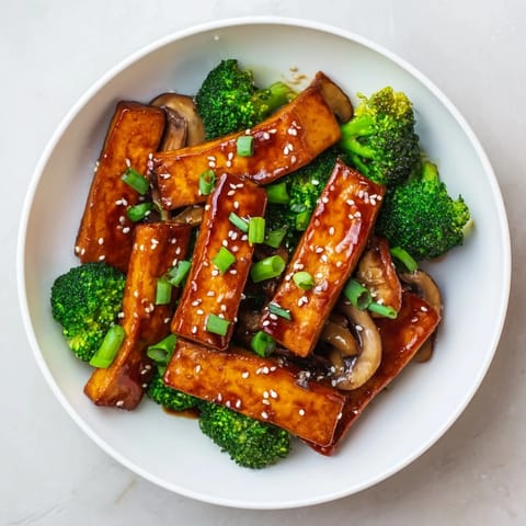 Sautéed Tofu with Broccoli