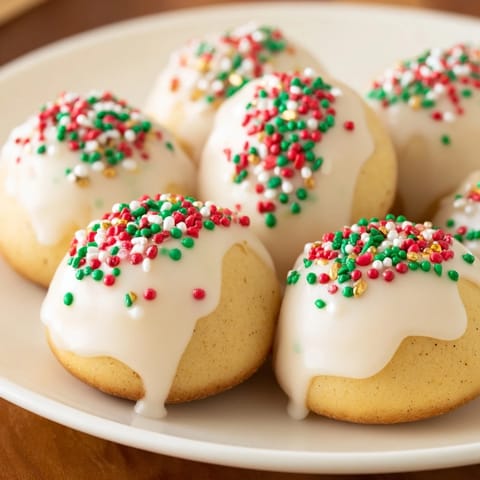 Soft festive biscuit bombs