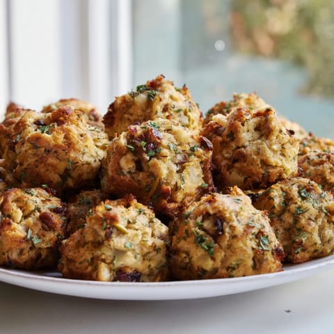 Quick Christmas Stuffing Balls