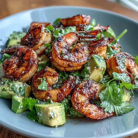 Succulent grilled shrimp, creamy avocado, and juicy mango over crisp greens, drizzled with zesty chili-lime dressing.  