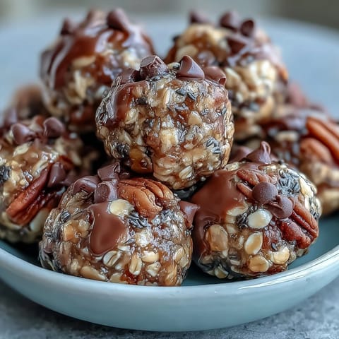 Wholesome oat and honey energy balls studded with sunflower seeds and mini chocolate chips, offering a chewy, satisfying nut-free treat.
