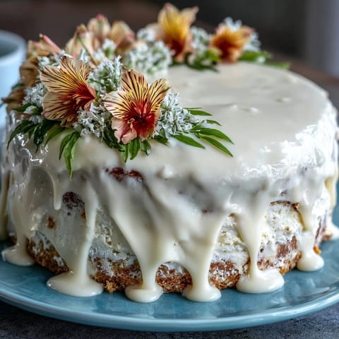 Simple first communion cake