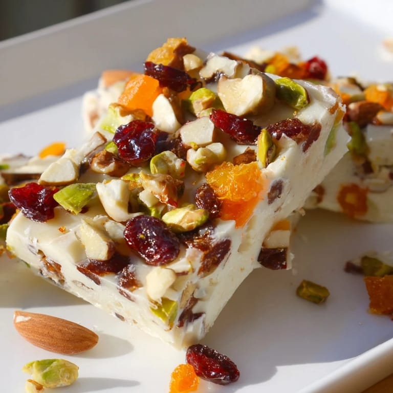 Colorful layers of Charcuterie Board Sugar Cookie Fudge arranged attractively for dessert.  