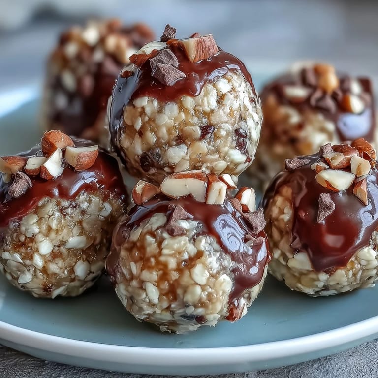 No-bake energy balls packed with oats, honey, and seeds, chilled until firm for a convenient, allergy-friendly snack on the go.