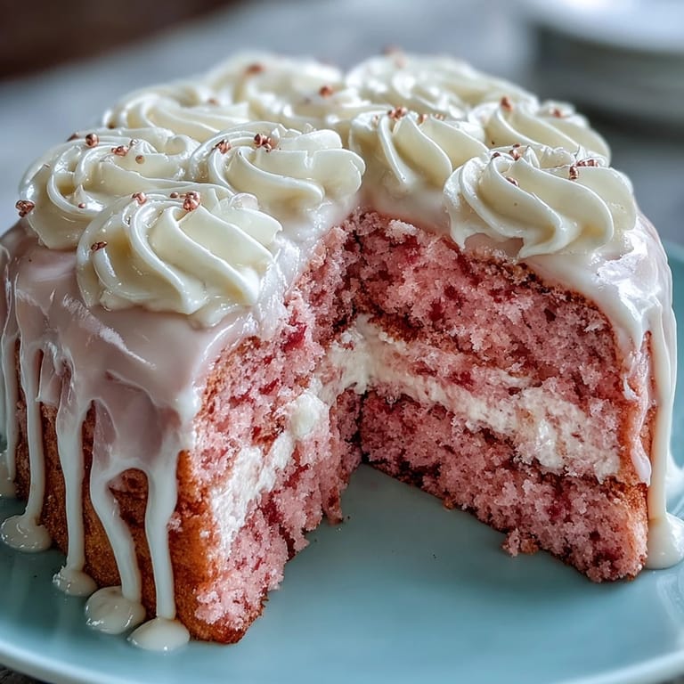 A slice of luscious Bridal Shower Rosé Velvet Cake adorned with edible gold accents.